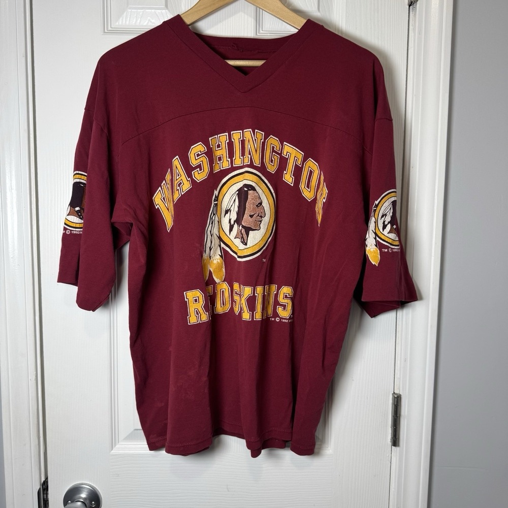 Vintage Washington Redskins T Shirt 1992 Mens Medium‎ Vtg 1990s NFL Competitor